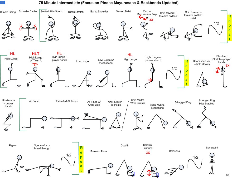 75 Minute Intermediate (Focus on Pincha Mayurasana & Backbends Updated) p1